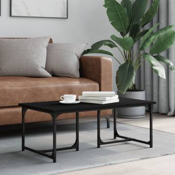 Coffee Table Black 90x50x35 cm - Stylish & Sturdy | HipoMarket