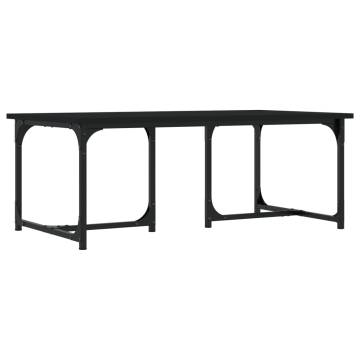 Coffee Table Black 90x50x35 cm - Stylish & Sturdy | HipoMarket