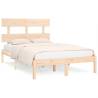 Solid Wood Bed Frame 140x200 cm - Durable & Stylish