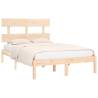 Solid Wood Bed Frame 140x200 cm - Durable & Stylish