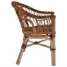 4 pcs Natural Rattan Outdoor Chairs - Stylish & Durable