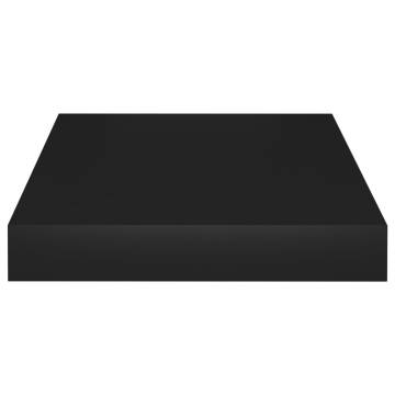 Floating Wall Shelves 2 pcs Black | Stylish Home Décor