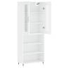 Stylish Highboard White 69.5x34x180 cm - Durable Design