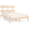 Solid Wood King Size Bed Frame 150x200 cm | HipoMarket