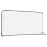 Football Rebounder Net Black 366x90x183 cm HDPE | HipoMarket