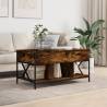 Elegant Smoked Oak Coffee Table - 100x55 cm | HipoMarket