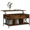 Elegant Smoked Oak Coffee Table - 100x55 cm | HipoMarket