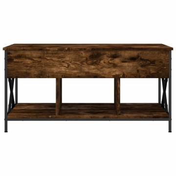 Elegant Smoked Oak Coffee Table - 100x55 cm | HipoMarket