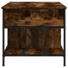 Elegant Smoked Oak Coffee Table - 100x55 cm | HipoMarket