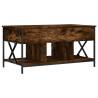 Elegant Smoked Oak Coffee Table - 100x55 cm | HipoMarket