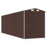 Dark Brown Garden Shed | Durable Galvanised Steel Storage