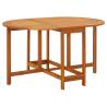 Stylish Acacia Wood Garden Table 130x90 cm | Hipo Market