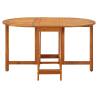 Stylish Acacia Wood Garden Table 130x90 cm | Hipo Market