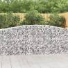 Arched Gabion Baskets 15 pcs 400x50x100/120 cm Galvanised Iron Size 400 x 50 x 100/120 cm Quantity in Package 15 