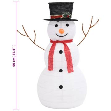 90cm Decorative Christmas Snowman Figure with LED Lights