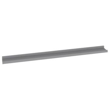 Stylish Grey Wall Shelves - 2 pcs 100x9x3 cm | HipoMarket