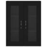 Highboard Black 69.5x34x180 cm | Stylish Storage Solution