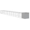 Light Grey Chicken Cage with Run - Durable & Spacious