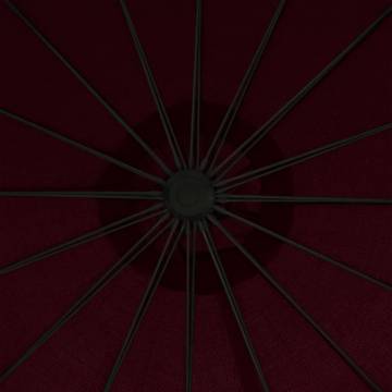 Buy Burgundy Hanging Parasol - 3m Aluminium Pole | HipoMarket