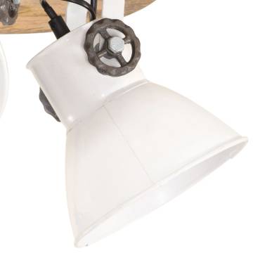 Industrial Ceiling Lamp 25W - Stylish White E27 Lighting