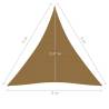 Sunshade Sail 3x3m HDPE Taupe - Perfect Outdoor Shelter