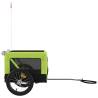 Pet Bike Trailer - Green & Black Oxford Fabric & Iron