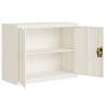 File Cabinet White 90x40x70 cm Steel - Stylish & Durable