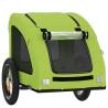 Durable Pet Bike Trailer - Green Oxford Fabric & Iron