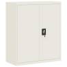 File Cabinet White 90x40x105 cm Steel - Stylish & Durable