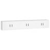 Wall-Mounted TV Cabinets - 3 pcs White | Hipomarket