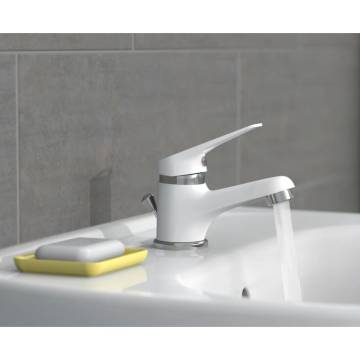 EISL Basin Mixer SPEED White - Stylish Bathroom Tap