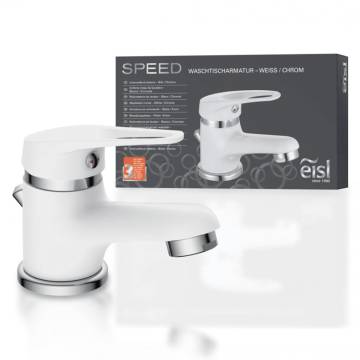 EISL Basin Mixer SPEED White - Stylish Bathroom Tap