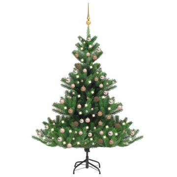 Nordmann Fir 240cm LED & Ball Set - Holiday Decor | HipoMarket