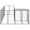 Outdoor Steel Dog Kennel - 6.05 m², Secure & Durable