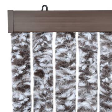 Insect Curtain Brown & Beige 56x200 cm - Chenille Protection