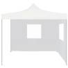 Professional Folding Party Tent 2x2m with 2 Sidewalls - White