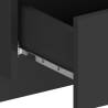 Wall-mounted Bedside Cabinets 2 pcs Black | Hipomarket