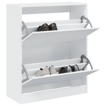 Shoe Cabinet White 80x34x96.5 cm - Stylish Storage Solution