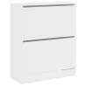 Shoe Cabinet White 80x34x96.5 cm - Stylish Storage Solution