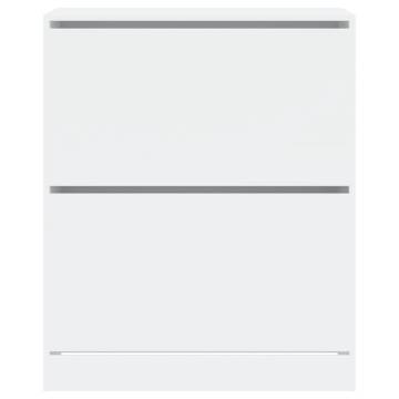 Shoe Cabinet White 80x34x96.5 cm - Stylish Storage Solution