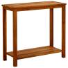 Garden Console Table - Solid Acacia Wood | 80x35x75 cm