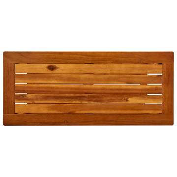 Garden Console Table - Solid Acacia Wood | 80x35x75 cm