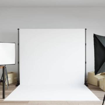 Backdrop Stand Black 254x243 cm Steel | Hipomarket