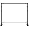 Backdrop Stand Black 254x243 cm Steel | Hipomarket