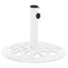 Umbrella Base White 40x40x32 cm Cast Iron Colour white Size Ø 40 x 32 cm Quantity in Package 1 