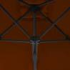 Outdoor Parasol with Steel Pole - Terracotta 300x230 cm