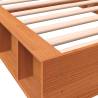 Wax Brown Bed Frame 90x200 cm - Solid Pine Wood