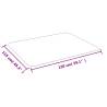 PVC Floor Mat for Carpet or Laminate - 150x115 cm