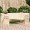 Planter Bench 167.5x60x65 cm Solid Wood Pine Colour natural pine Quantity in Package 1 