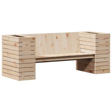 Planter Bench 167.5x60 cm | Solid Wood Pine - Hipomarket